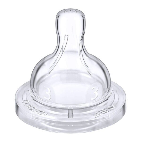 AVENT CLASSIC SILICONE TEAT PACK OF 2 (3M+)