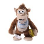 Cute Walking and Hand Moving Monkey Stuffed Toy With Music for Kids - 13 Inch (Cries when you take his Banana Away)