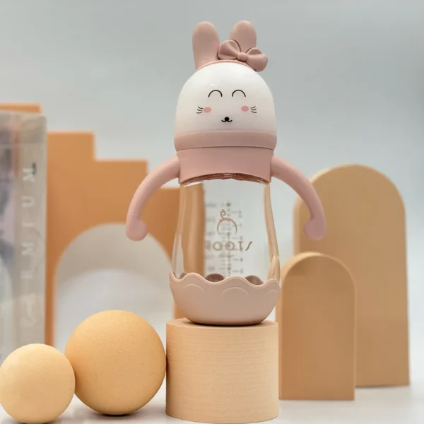 Skin Glass Baby Bottle 240ML