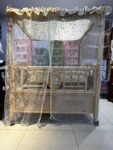 Wooden Cot With Pillar