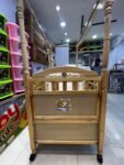 Wooden Cot With Pillar