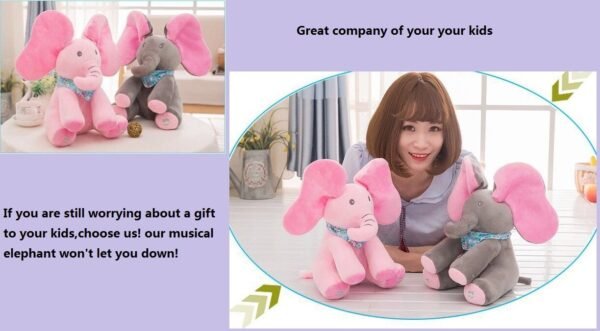 Peekaboo Elephant Toys For Baby