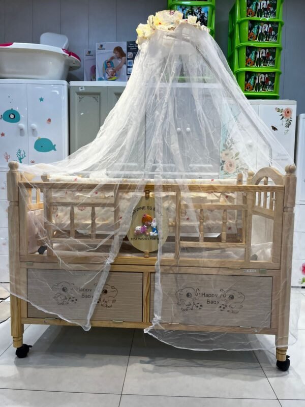 Fancy baby cot best sale