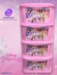 AQUAPLAST 4 LAYER STORAGE BOX STORAGE DECORATED PRINTED DRAWER CABINENT