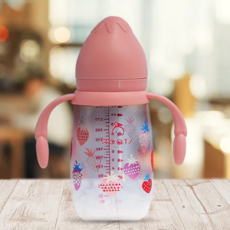 Pink Wide-Neck Baby Bottle 310ML