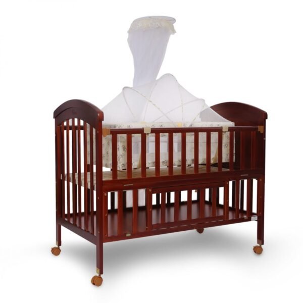 Tinnies Wooden Cot Brown