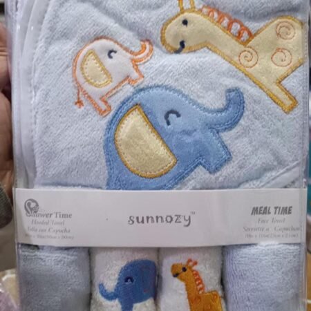 Sunnozy Baby Hooded Towel-Elephant