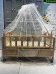 SMALL WOODEN COT (DIYAR COLOR)