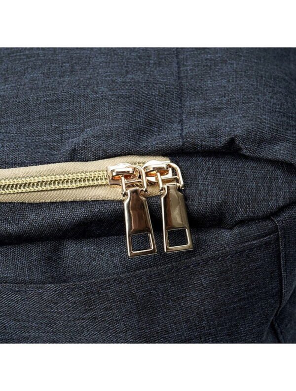 4in1 Multi-Purpose Baby Diapers Bag (Waterproof) With Portable Bed Navy Blue