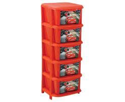 AQUAPLAST 5 LAYER STORAGE BOX STORAGE DECORATED PRINTED DRAWER CABINET