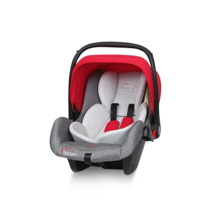 Tinnies Baby Carry Cot/Car Seat Red