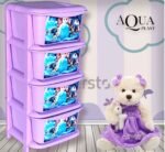 AQUAPLAST 4 LAYER STORAGE BOX STORAGE DECORATED PRINTED DRAWER CABINENT