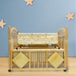 Baby Printed Wooden Cot 587-1