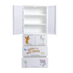 HAPPY WILD SAFARI WARDROBE HANGING WITH 4 DRAWER JUMBO 6 LAYER