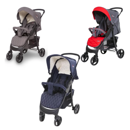 Tinnies Baby Stroller With Half Shade