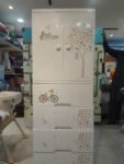 BABY CABINET 4 DRAWERS WITH HANGING BICYCLE PATTERN