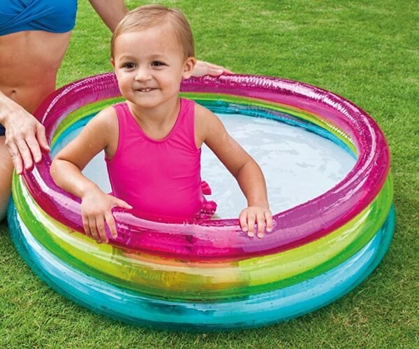 INTEX Sunset Glow Baby Pool Transparent ( 34" X 10" )