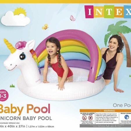 INTEX Sunset Glow Pool Unicorn ( 50″ x 40″x27″ )