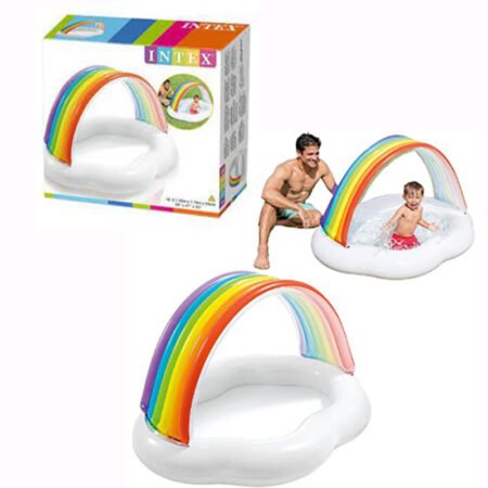 INTEX Sunset Glow Pool Rainbow Cloud ( 56″ x 47″ x 33″ )