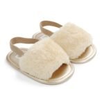 Baby Sandals Fluffy (Off White)