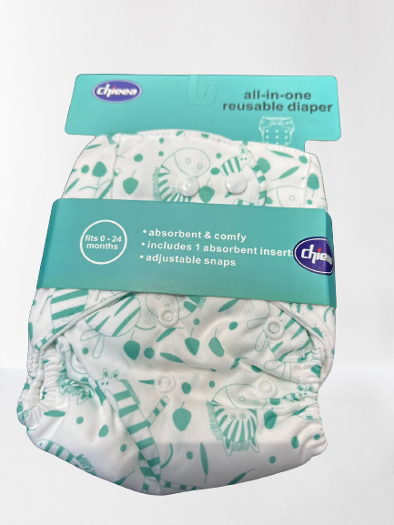 Baby Reusable Diapers Printed (0 to 24 Months) (F)
