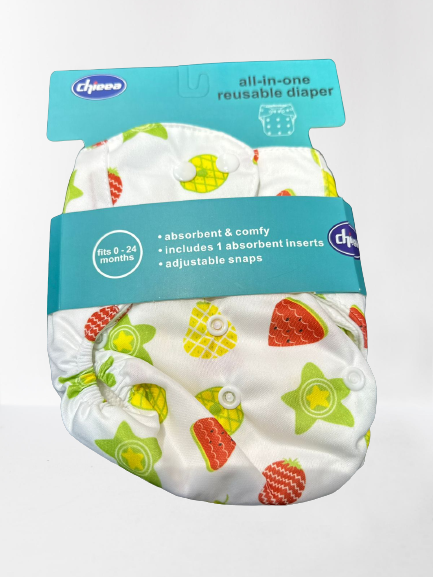 Baby Reusable Diapers Printed (0 to 24 Months) (C)