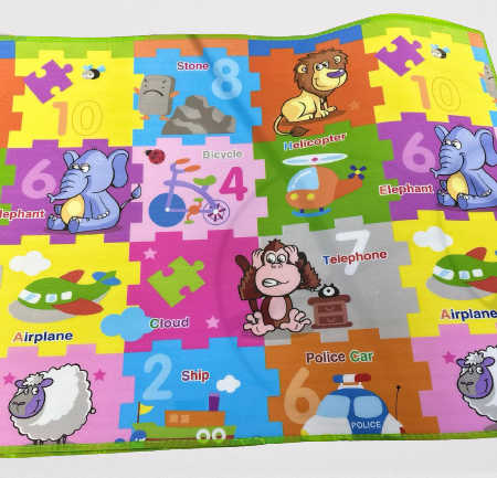 Baby Crawling Play Mat B ( 48'' x 36'' )