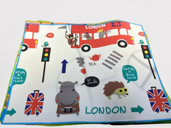 Baby Crawling Play Mat C ( 48'' x 36'' )