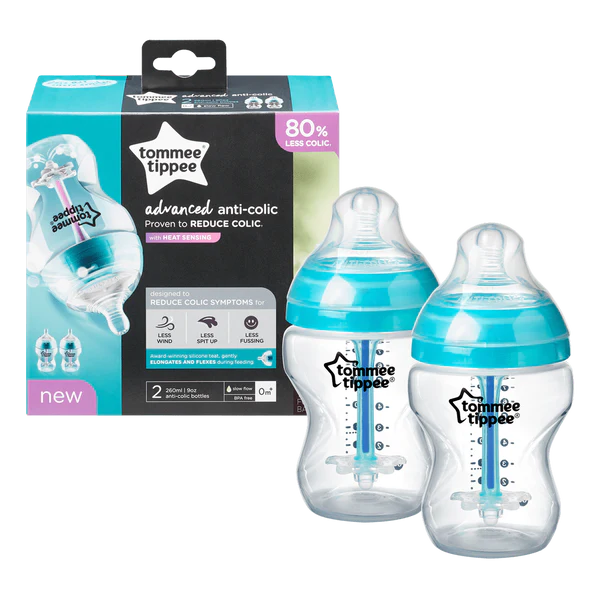 260ML/9OZ 2-PK Adv Anti Colic Bottle Tommee Tippee