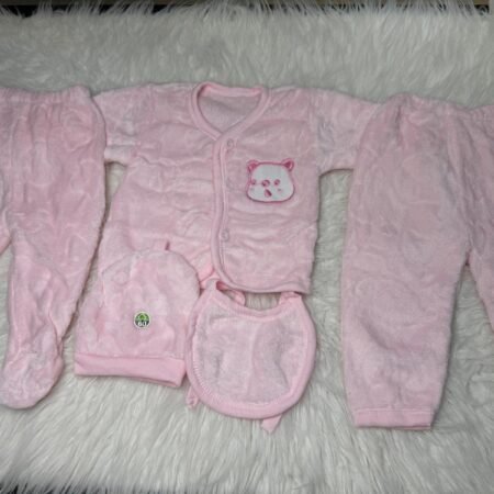 Fluffy 5 Piece Starter Set Pink