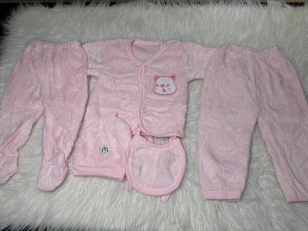 Fluffy 5 Piece Starter Set Pink