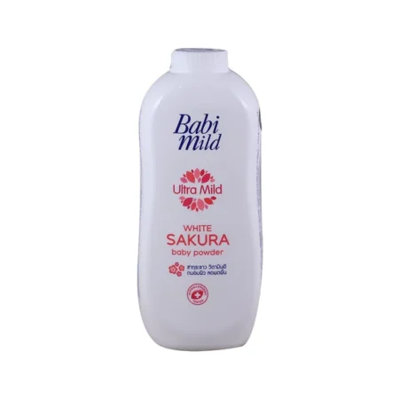 Babi Mild Ultra Mild White Sakura Baby Powder 350g