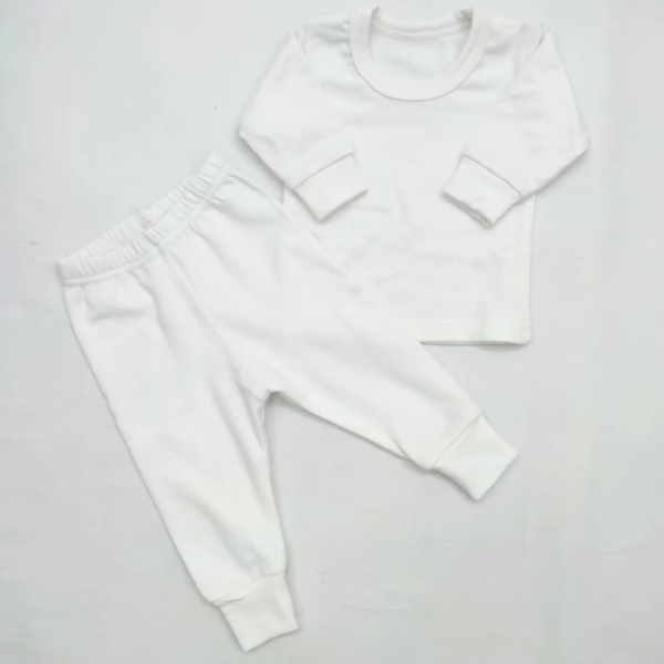 Baby Club Thermal Round Neck & Pajama White