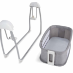 Mastela Deluxe 4 in 1 Bassinet, Cradle Swing & Bedside Sleeper for Birth to 36 Month Kids