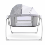 Mastela Deluxe 4 in 1 Bassinet, Cradle Swing & Bedside Sleeper for Birth to 36 Month Kids