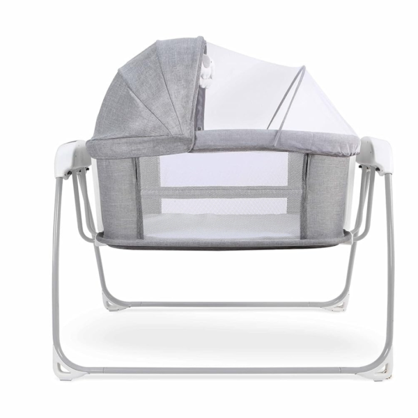 Mastela Deluxe 4 in 1 Bassinet, Cradle Swing & Bedside Sleeper for Birth to 36 Month Kids