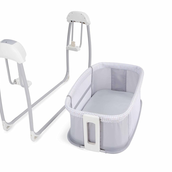 Mastela Deluxe 4 in 1 Bassinet, Cradle Swing & Bedside Sleeper for Birth to 36 Month Kids