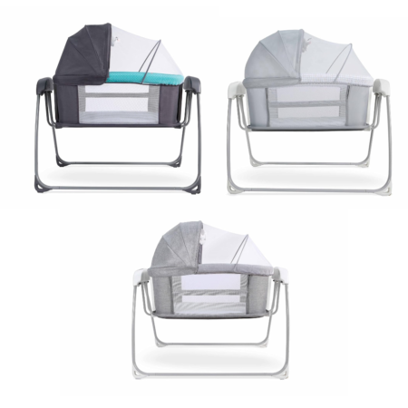 Mastela Deluxe 4 in 1 Bassinet, Cradle Swing & Bedside Sleeper for Birth to 36 Month Kids