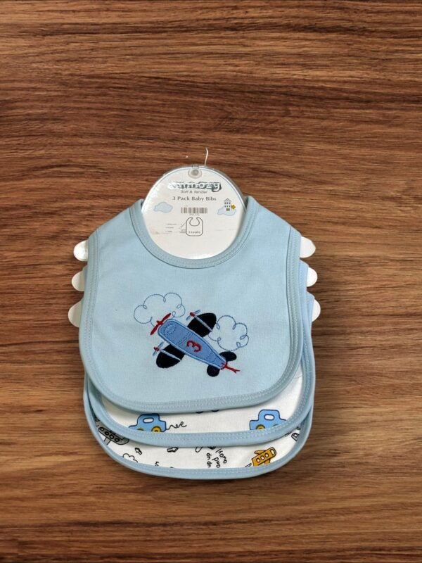 Sunnozy 3 Pack Baby Bibs