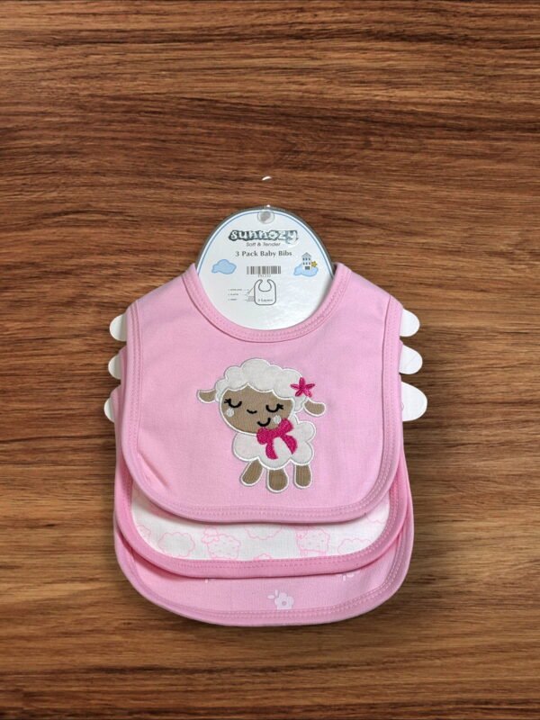 Sunnozy 3 Pack Baby Bibs