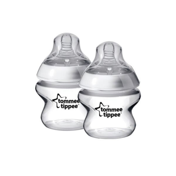 Tommee Tippee Closer To Nature PP Feeding Bottle, 2-Pack, 150ml,