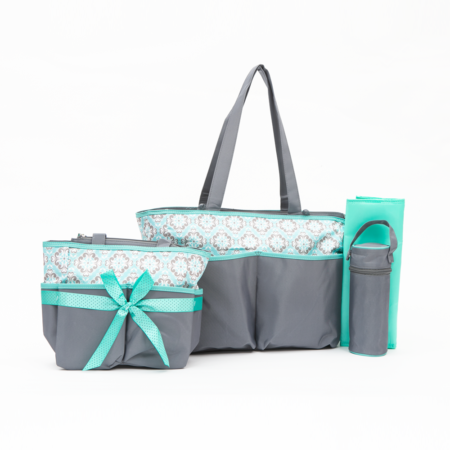 Colorland Mother Bag Set Blue and Grey