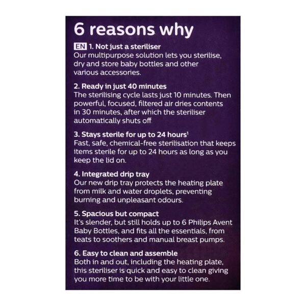 Avent Premium Feeding Bottle Steriliser & Dryer