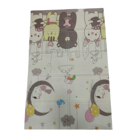 Folding Play Mat for Babies 6ft x 5ft-10mm Double Sided