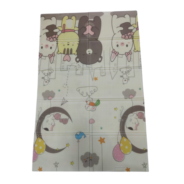 Folding Play Mat for Babies 6ft x 5ft-10mm Double Sided