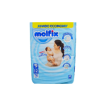 Molfix Diapers Jumbo Economy Pack, Mini No-2, 3-6 kg, 70 Pcs