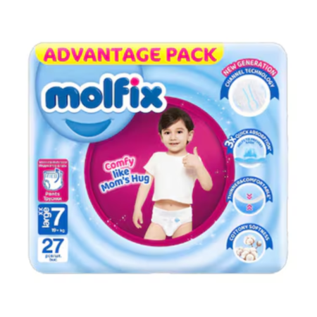 Molfix Pants 7 XX-large 19+kg 27 Pieces