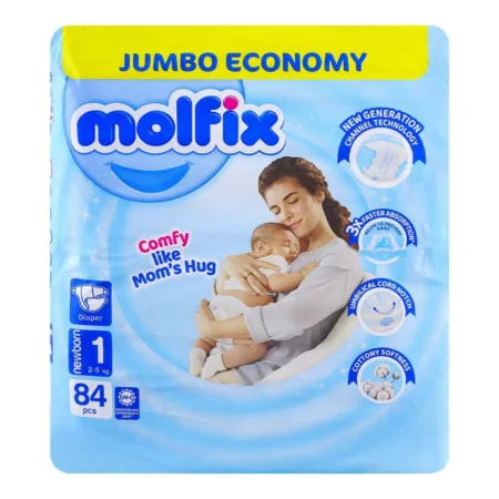 Molfix 1-Jumbo (2-5)kg 84 PCS