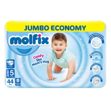 Molfix 5 Jumbo 11-18Kg 44 PCS