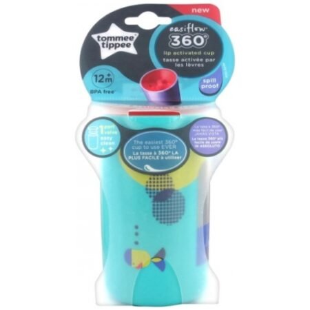 Tommee Tippee Easiflow 360 Lip Activated Cup 12m+. Spill Proof